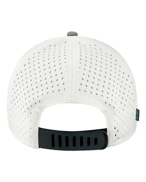 LEGACY REMPA Reclaim Mid-Pro Adjustable Cap - Eco Dark Grey/ White - back