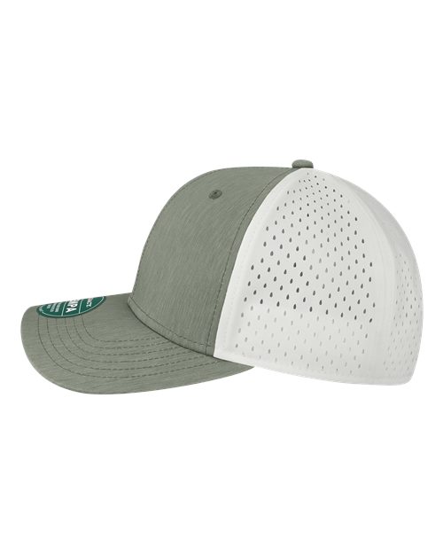 LEGACY REMPA Reclaim Mid-Pro Adjustable Cap - Eco Dark Grey/ White - side