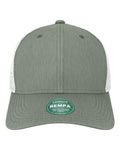 LEGACY REMPA Reclaim Mid-Pro Adjustable Cap - Eco Dark Grey/ White - front