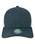 LEGACY REMPA Reclaim Mid-Pro Adjustable Cap - Eco Navy/ White - front