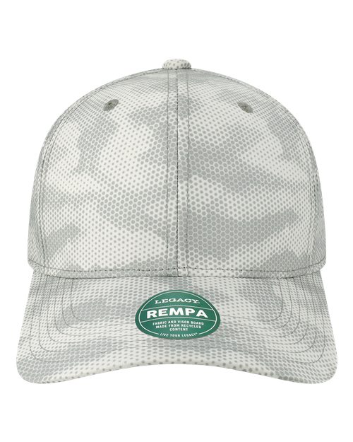 LEGACY REMPA Reclaim Mid-Pro Adjustable Cap - Grey Camo Dots - front