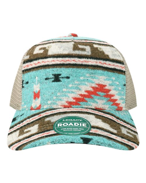 LEGACY ROADIE Five-Panel Adjustable Cap - Aztec - front