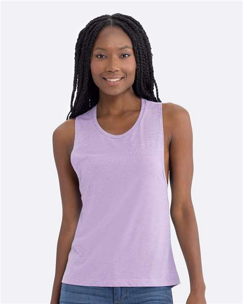 Next Level 5013 Women’s Festival Muscle Tank - Lavender - model front
