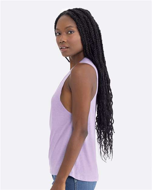 Next Level 5013 Women’s Festival Muscle Tank - Lavender - model side
