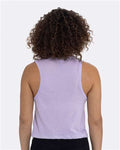 Next Level 5083 Women's Festival Crop Tank - Lavender - model back
