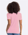 Next Level 6210 CVC T-Shirt - Heather Light Pink - model back