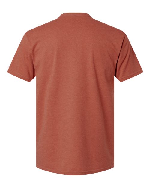 Next Level 6210 CVC T-Shirt - Heather Redwood - back