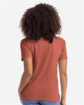 Next Level 6210 CVC T-Shirt - Heather Redwood - model back