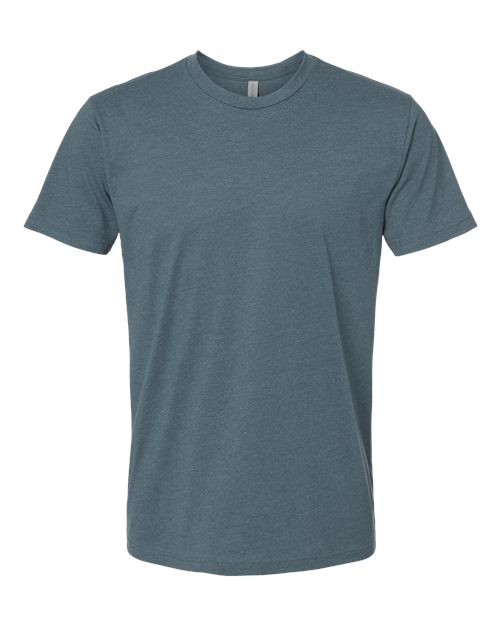 Next Level 6210 CVC T-Shirt - Heather Slate Blue - flat front