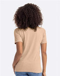 Next Level 6210 CVC T-Shirt - Heather Tan - model back