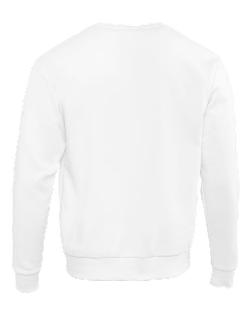 Next Level 9003 Unisex Santa Barbara Crewneck Sweatshirt - White - back