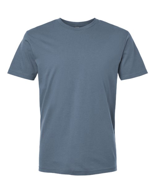 Next Level 3600 Unisex Cotton T-Shirt - Blue Jean - flat front