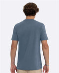 Next Level 3600 Unisex Cotton T-Shirt - Blue Jean - model back