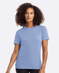 Next Level 3600 Unisex Cotton T-Shirt - Peri Blue - model front