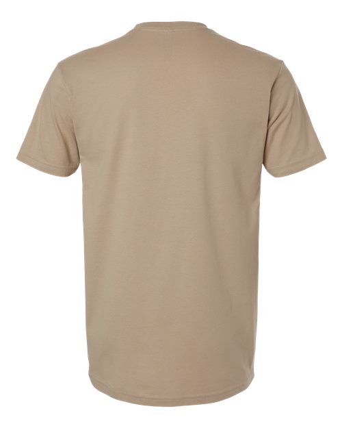Next Level 3600 Unisex Cotton T-Shirt - Tan - back