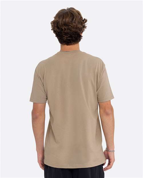 Next Level 3600 Unisex Cotton T-Shirt - Tan - model back