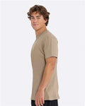 Next Level 3600 Unisex Cotton T-Shirt - Tan - model side