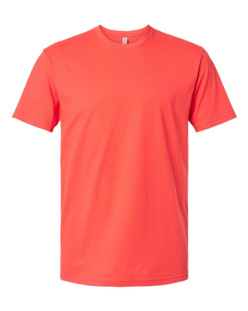 Next Level 3600 Unisex Cotton T-Shirt - Watermelon - flat front