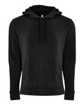 Next Level 9303 Unisex Santa Barbara Hoodie Sweatshirt - Black/ Black - front
