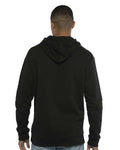 Next Level 9303 Unisex Santa Barbara Hoodie Sweatshirt - Black/ Black - model back