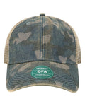 LEGACY OFA Old Favorite Trucker Cap - Navy Field Camo/ Java - front