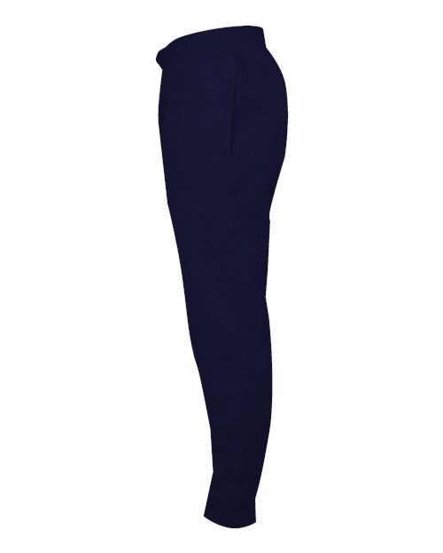 Badger 1216 Women’s Sport Athletic Fleece Joggers - Navy - side