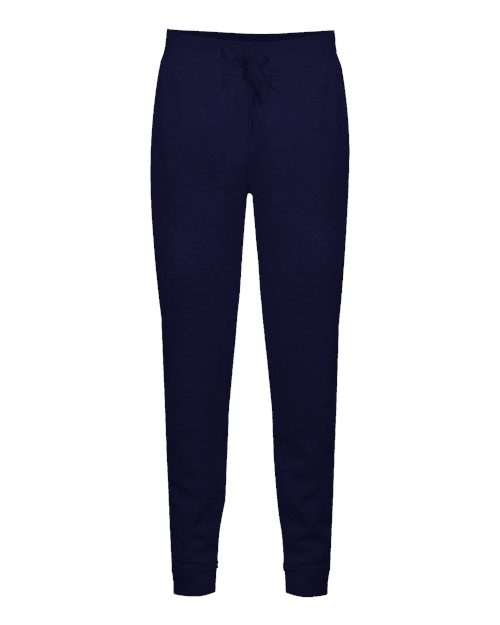 Badger 1216 Women’s Sport Athletic Fleece Joggers - Navy - front