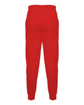 Badger 1216 Women’s Sport Athletic Fleece Joggers - Red - back