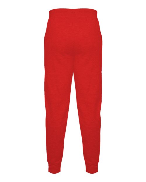 Badger 1216 Women’s Sport Athletic Fleece Joggers - Red - back