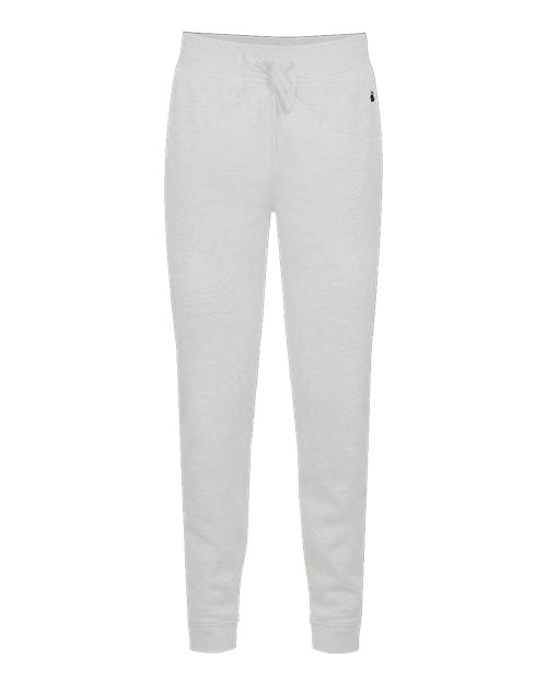 Badger 1216 Women’s Sport Athletic Fleece Joggers - Ash - front