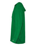Badger 4105 Unisex B-Core Hooded Long Sleeve T-Shirt - Kelly - side