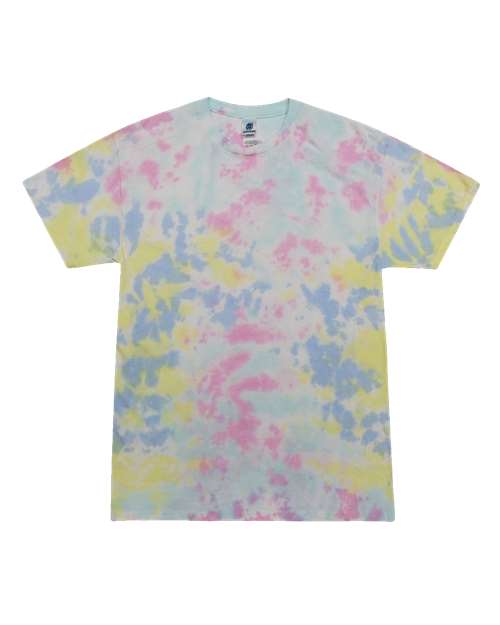 Colortone 1000 Unisex Multi-Color Tie-Dyed T-Shirt - Dharma - front