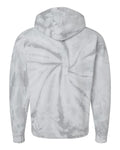 Colortone 8777 Unisex Tie-Dyed Hooded Sweatshirt - Spider Silver - back