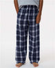 Navy/ Silver Plaid