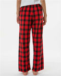 Boxercraft BY6624 Youth Flannel Pants - Red/ Black Buffalo - model back