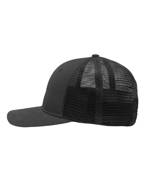 Sportsman SP1650 Modern Six-Panel Trucker Fit Cap - Charcoal/ Black - side