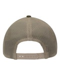 Sportsman SP1650 Modern Six-Panel Trucker Fit Cap - Dark Olive Green/ Khaki - back