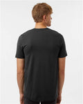 Tultex 602 Combed Cotton T-Shirt - Black - model back