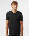 Tultex 602 Combed Cotton T-Shirt - Black - model front