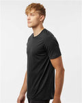 Tultex 602 Combed Cotton T-Shirt - Black - model side