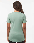 Tultex 602 Combed Cotton T-Shirt - Light Sage - model back