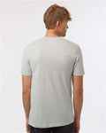 Tultex 602 Combed Cotton T-Shirt - Light Silver - model back