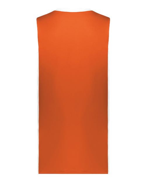 Augusta Sportswear 6887 Youth Match-Up Basketball Jersey - Orange/ White - back