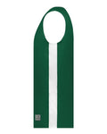 Augusta Sportswear 6887 Youth Match-Up Basketball Jersey - Dark Green/ White - side