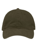 Sportsman SP1700 Dad Hat Fit - Brushed Dark Olive Green - front