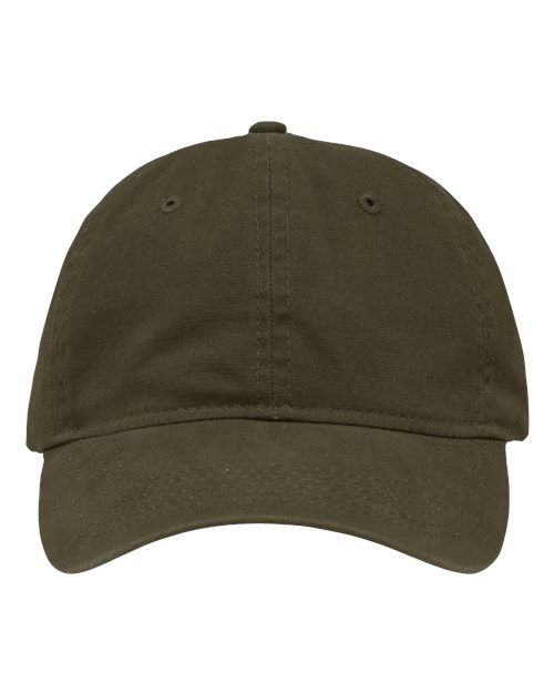 Sportsman SP1700 Dad Hat Fit - Brushed Dark Olive Green - front