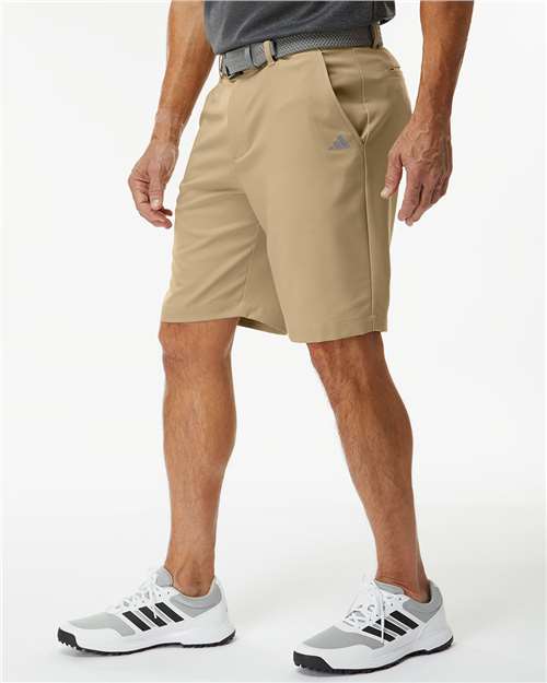 Adidas A2000 Men's Golf 9" Shorts - Hemp - model side