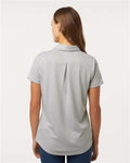 Adidas A592 Women's Space Dyed Polo - Grey One Heather - model back