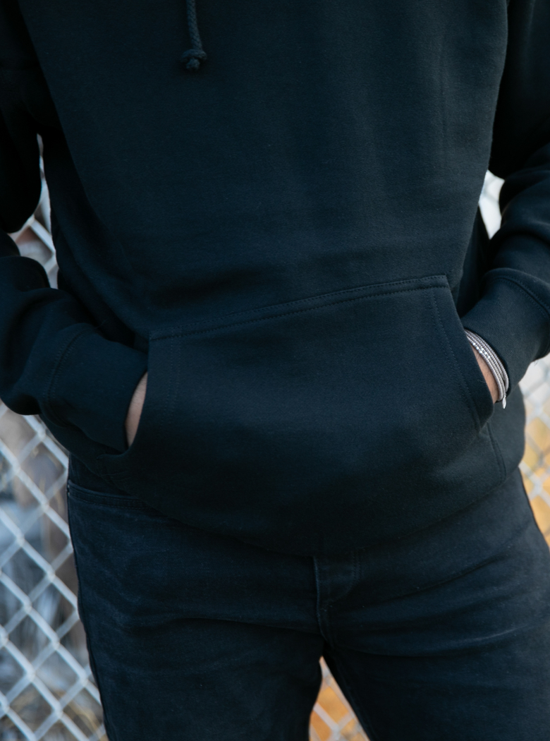 Heavyweight Hoodie in Smoke, additional view