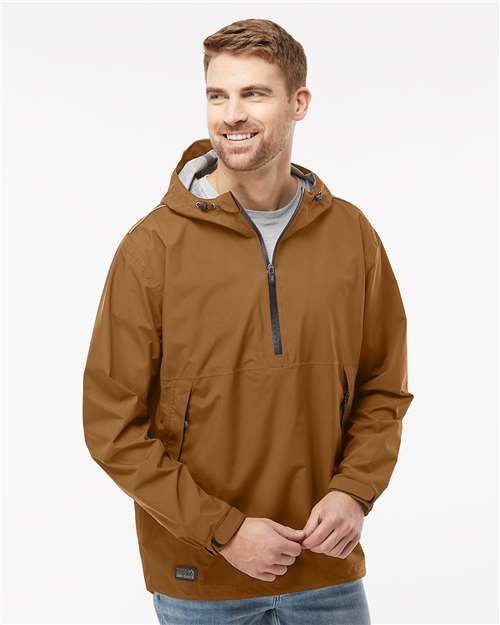 DRI DUCK 5339 Men's Challenger Anorak - Saddle - model front